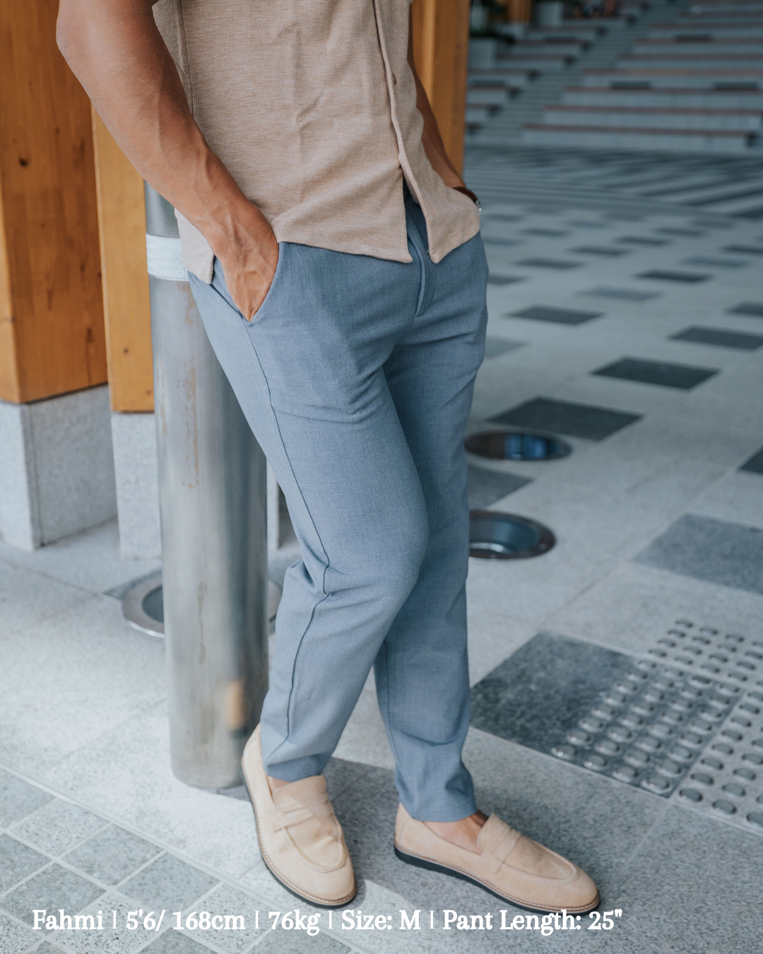 Axis Tech Pants for Short(er) Men | No Tailor Needed | 4-Way Stretch.