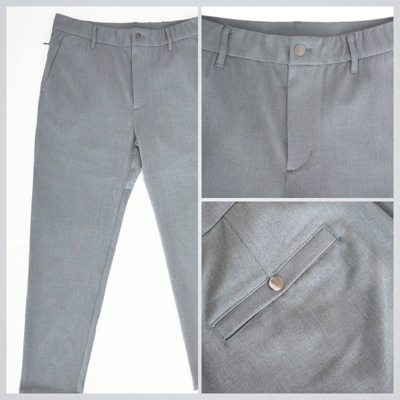 gray pants