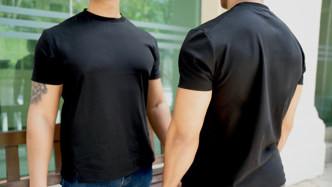 The Search for the Perfect T-Shirt:  Why Our Tailored Tee Is a Game Changer for Shorter Frames