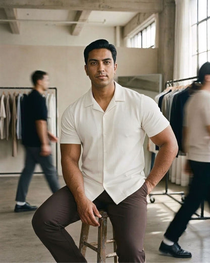 Cuban Collar Shirt