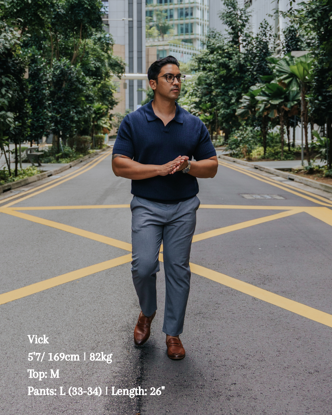 The Modern Office Set I Luxury Knit Polo + Axis Tech Pants