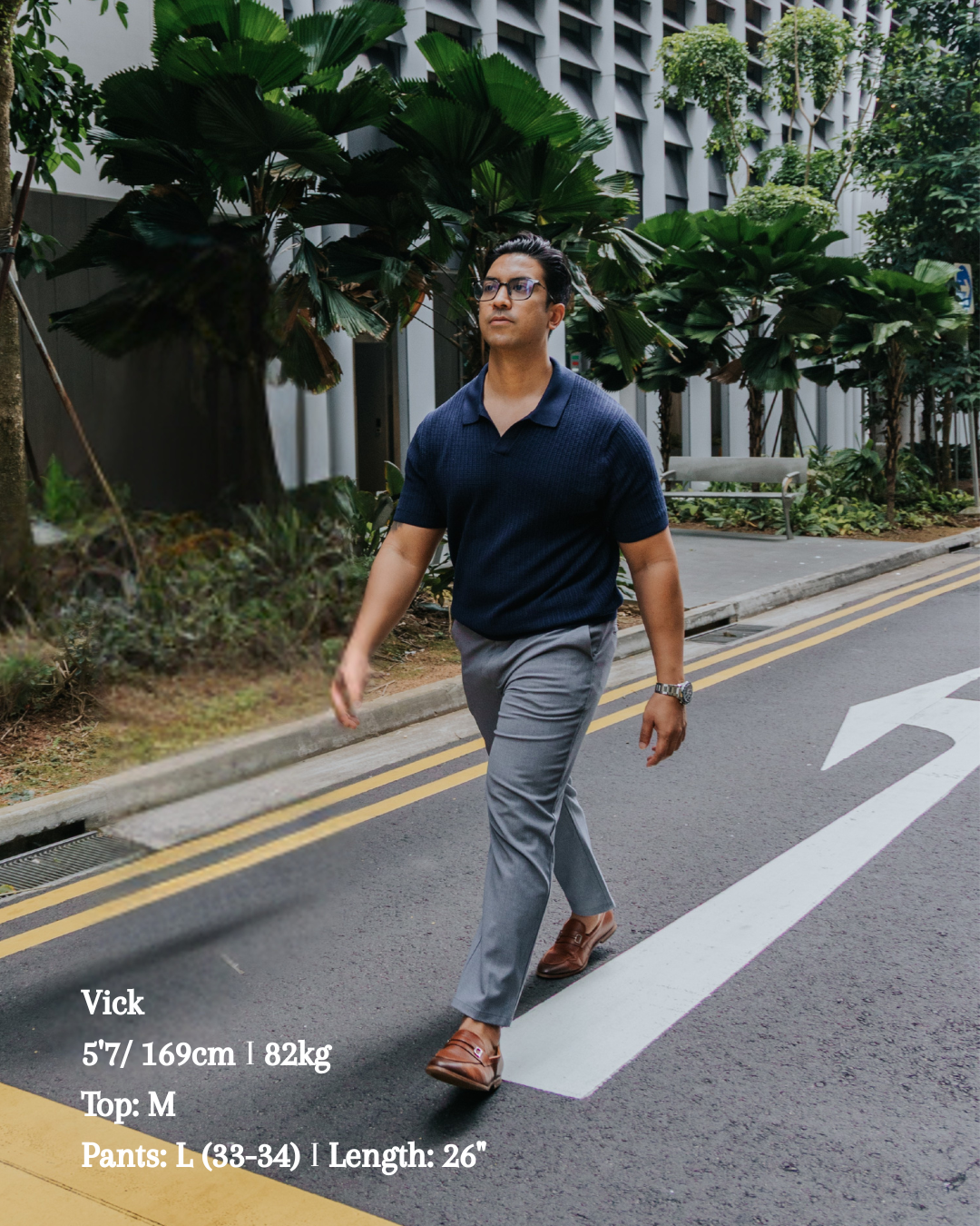 The Modern Office Set I Luxury Knit Polo + Axis Tech Pants