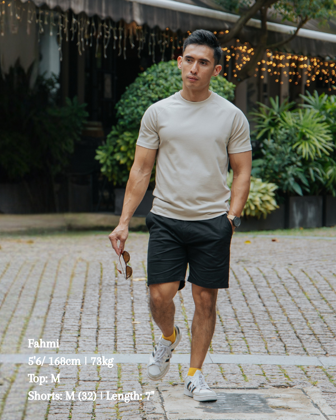 The Off-Duty Set I Raglan T-Shirt + Tech Chino Shorts