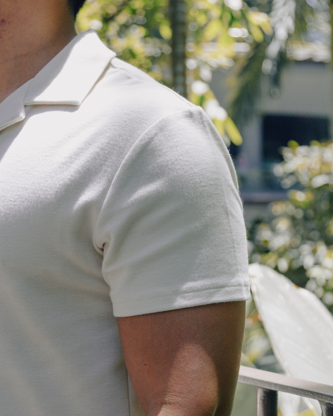 Cuban Collar Knit Shirt