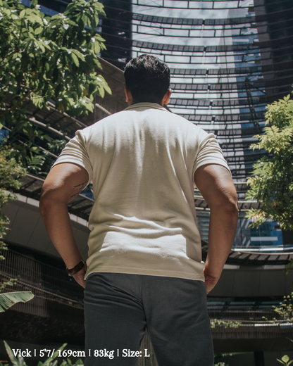 Cuban Collar Knit Shirt