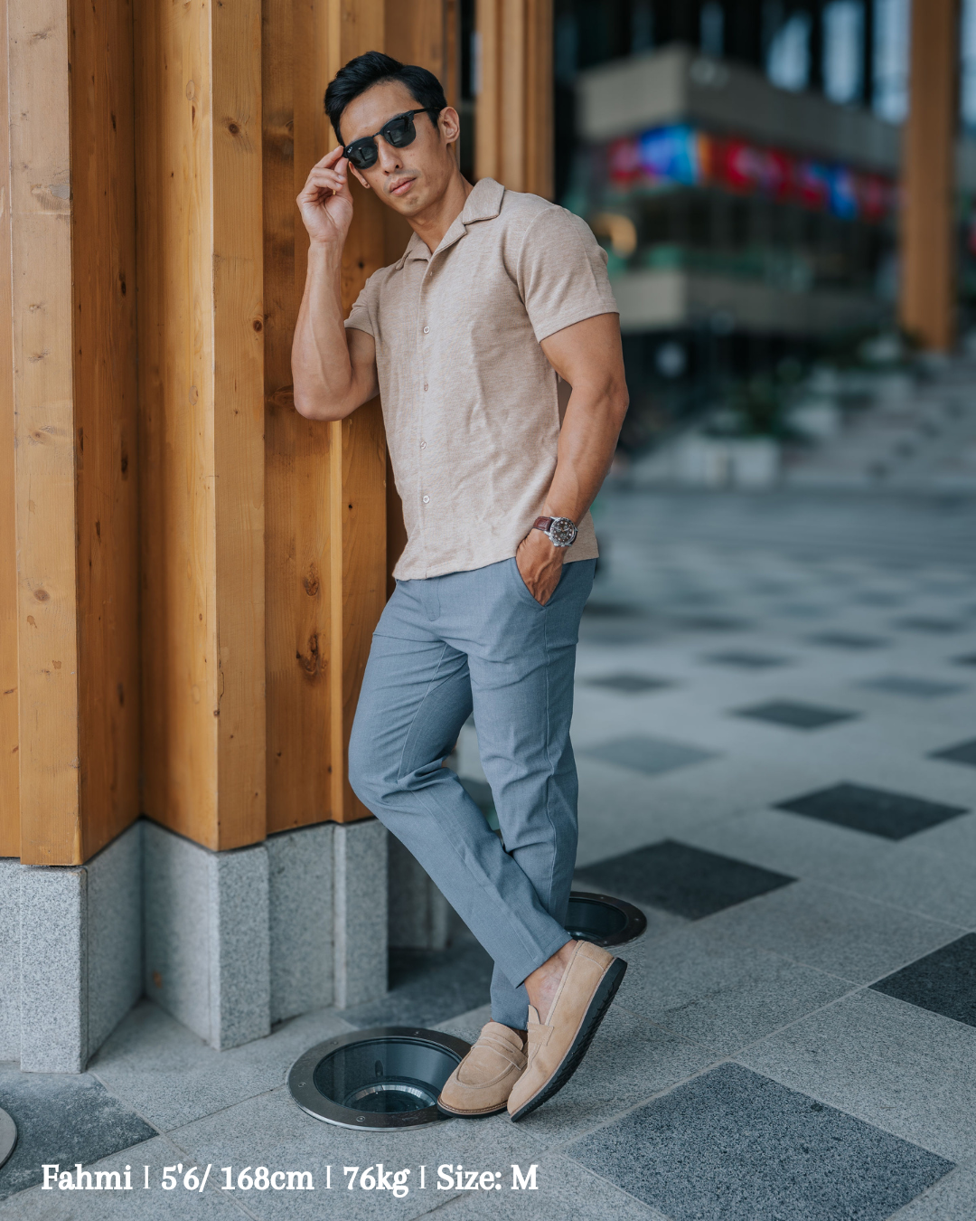 Cuban Collar Knit Shirt