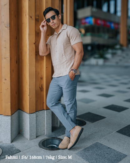 Cuban Collar Knit Shirt