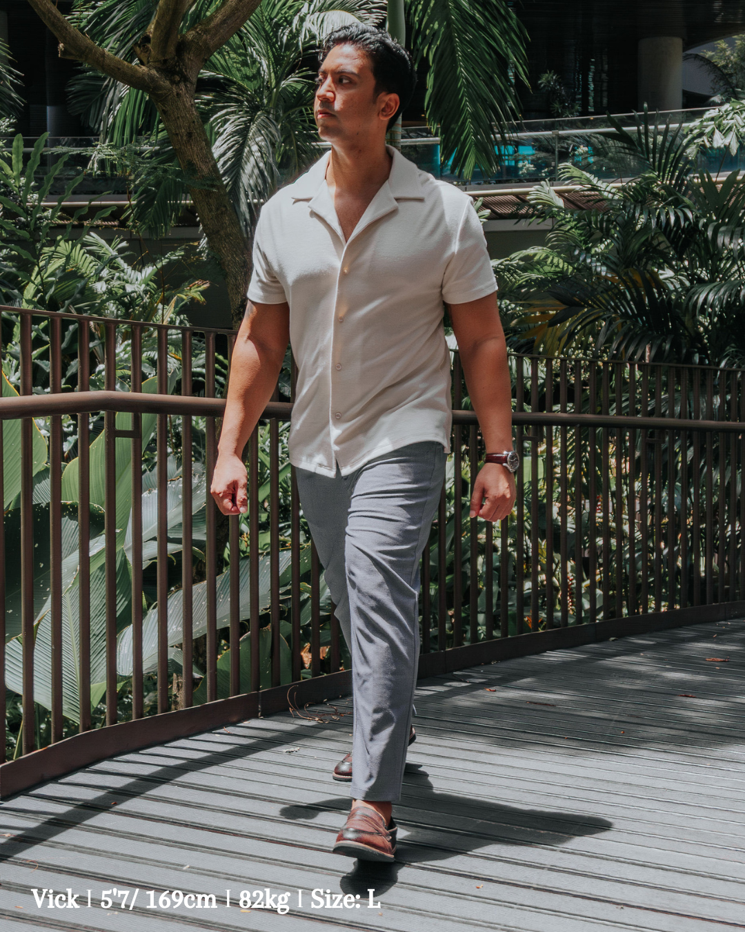 Cuban Collar Knit Shirt