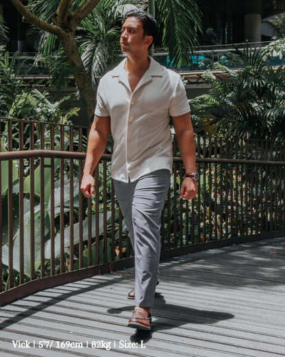 Cuban Collar Knit Shirt