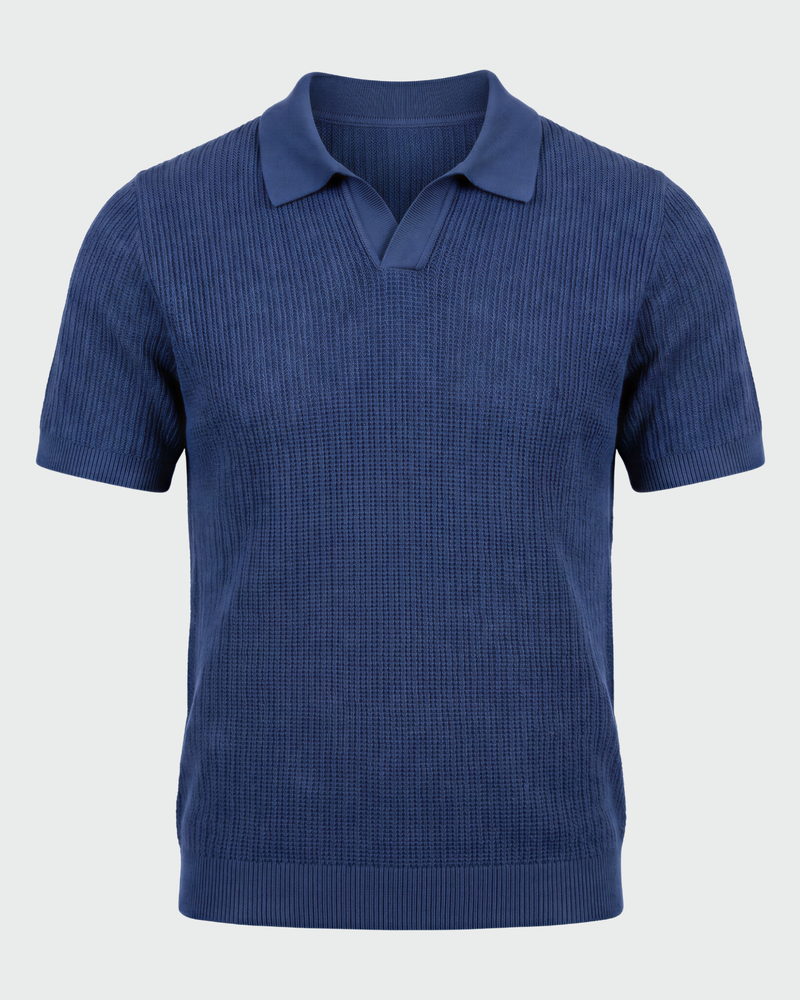 Premium Knit Polo for Short(er) Men | Luxuriously Soft & Breathable