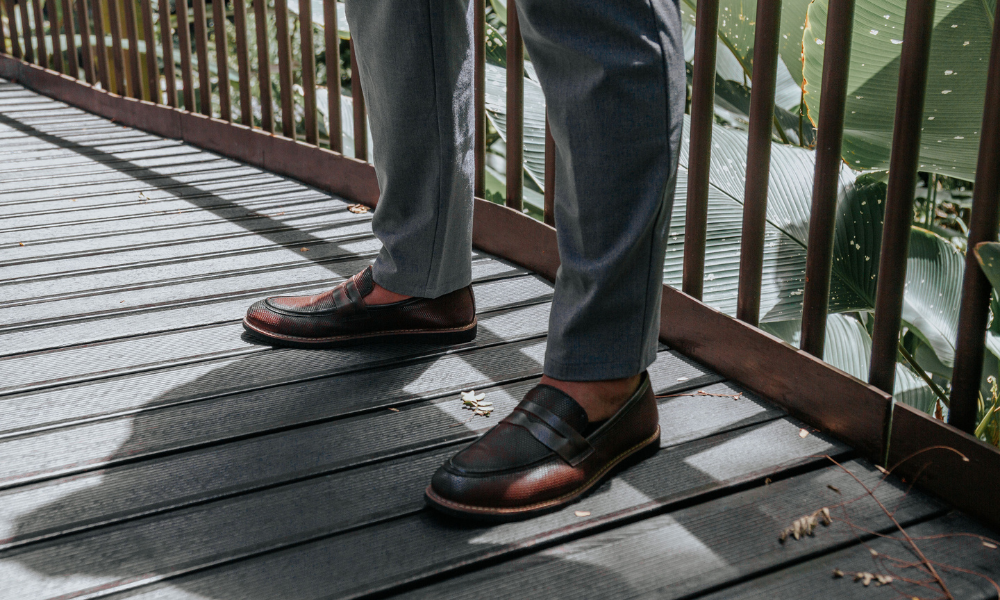 Short length performance pants for men