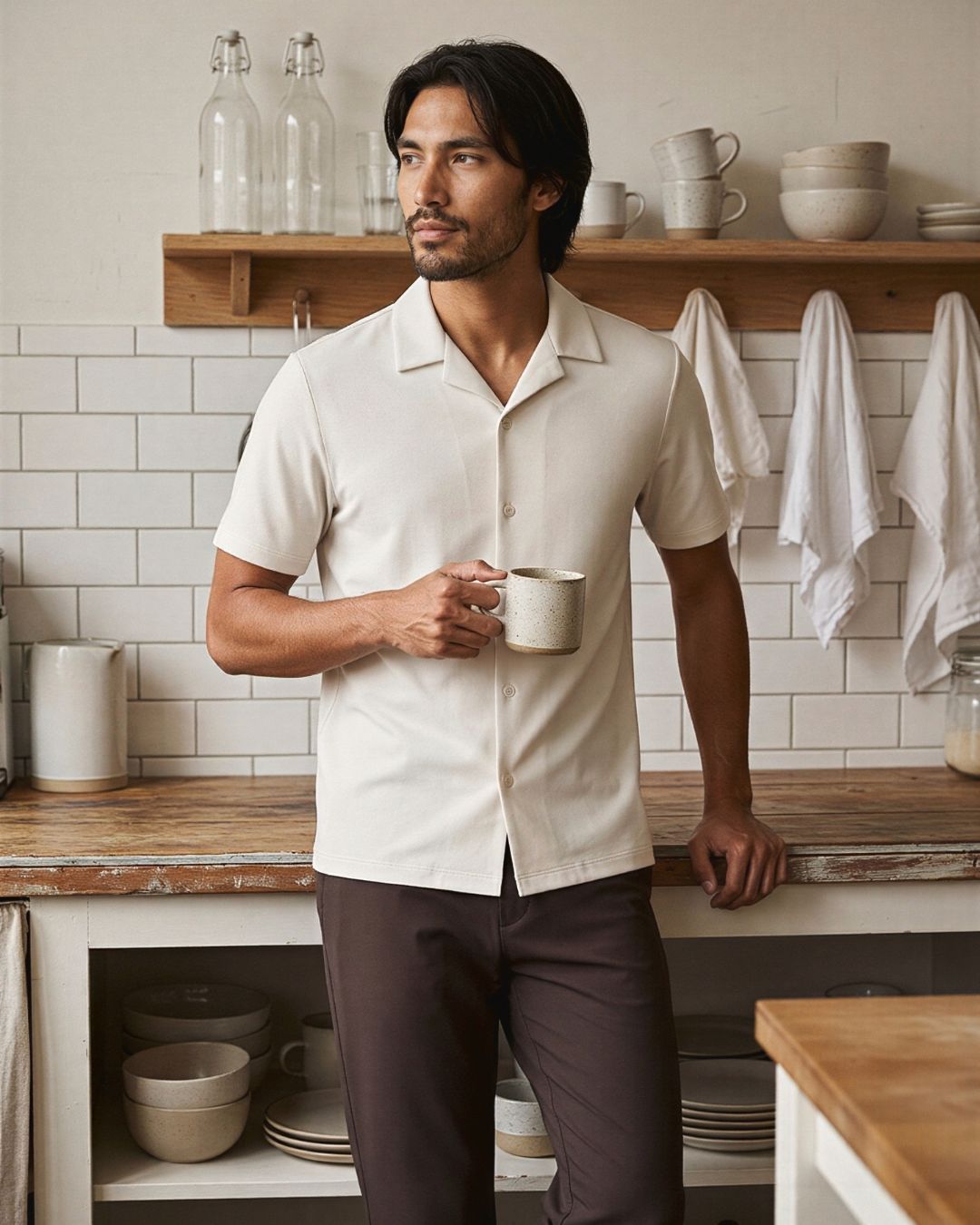 Cuban Collar Shirt