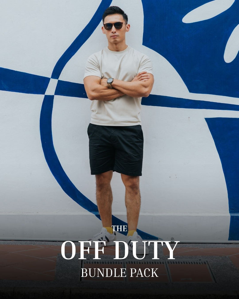 The Off-Duty Set I Raglan T-Shirt + Tech Chino Shorts
