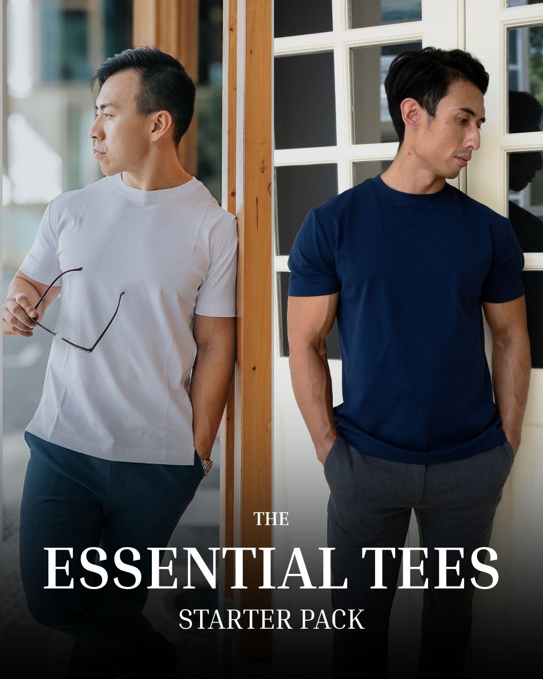 Essential Tees Starter Pack I Tailored Tee + Classic Tee