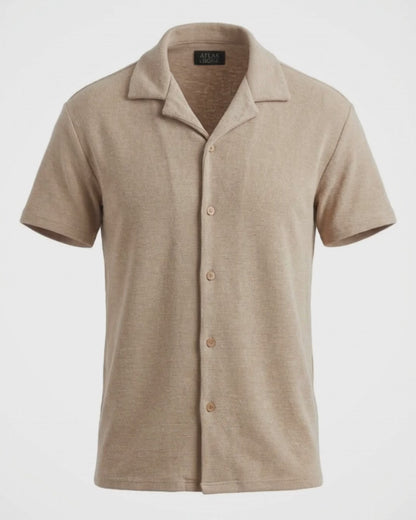 Cuban Collar Knit Shirt
