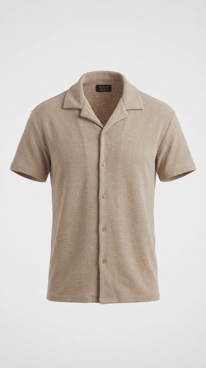 Cuban Collar Knit Shirt